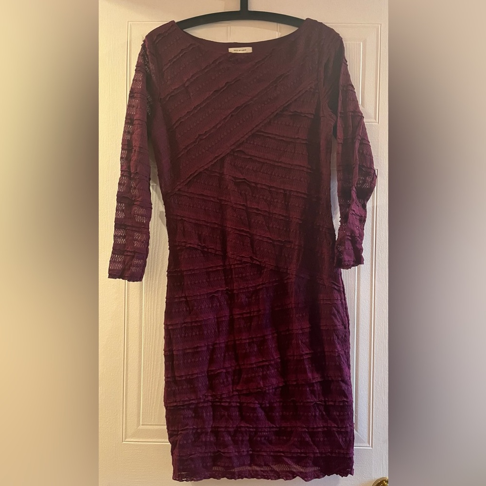 Max Studio Rich Burgundy Dress